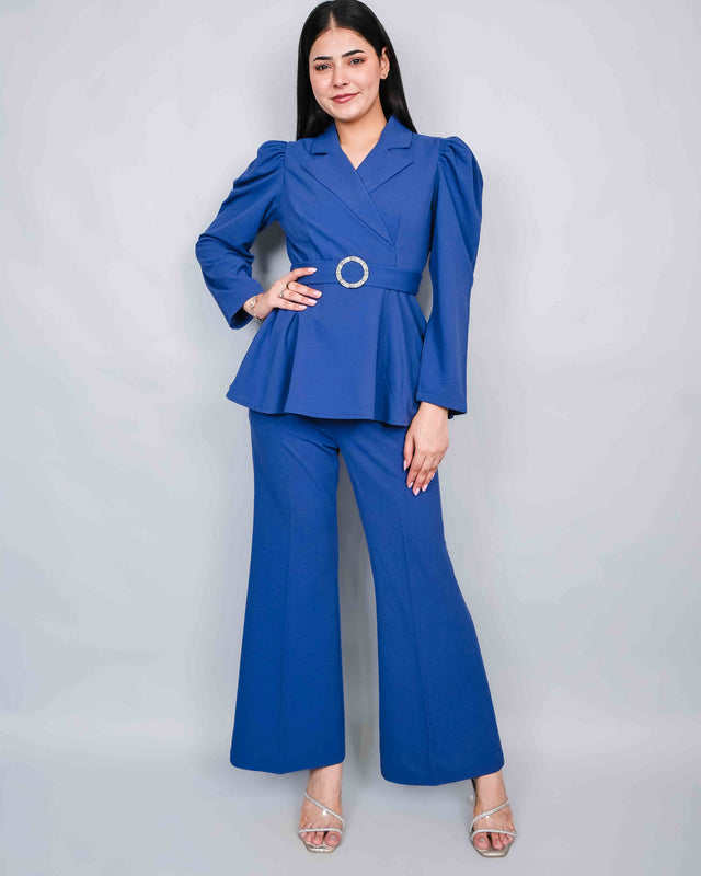 PEBLUM TOP WITH TROUSERS