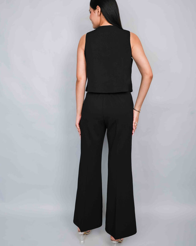 FRONT KNOT DETAILED TOP WITH TROUSERS